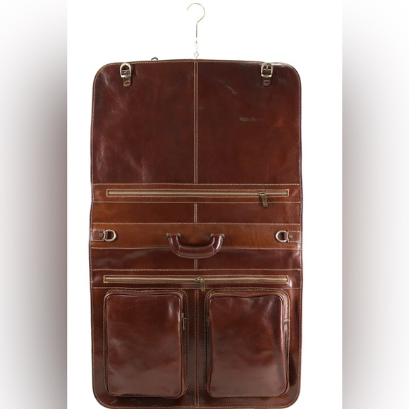Floto Venezia Leather Garment Bag EUC - Picture 1 of 8